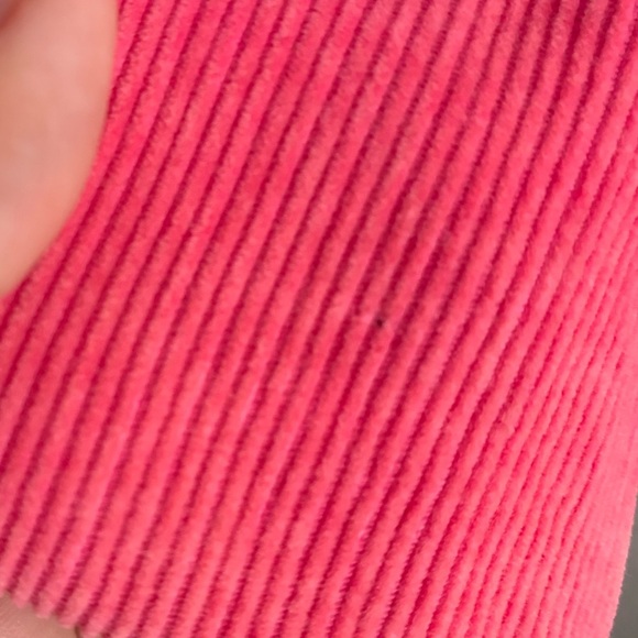 Mossimo WomenFront Button Collar Corduroy Pink Double-Breasted Pea Coat Jacket - Picture 6 of 14